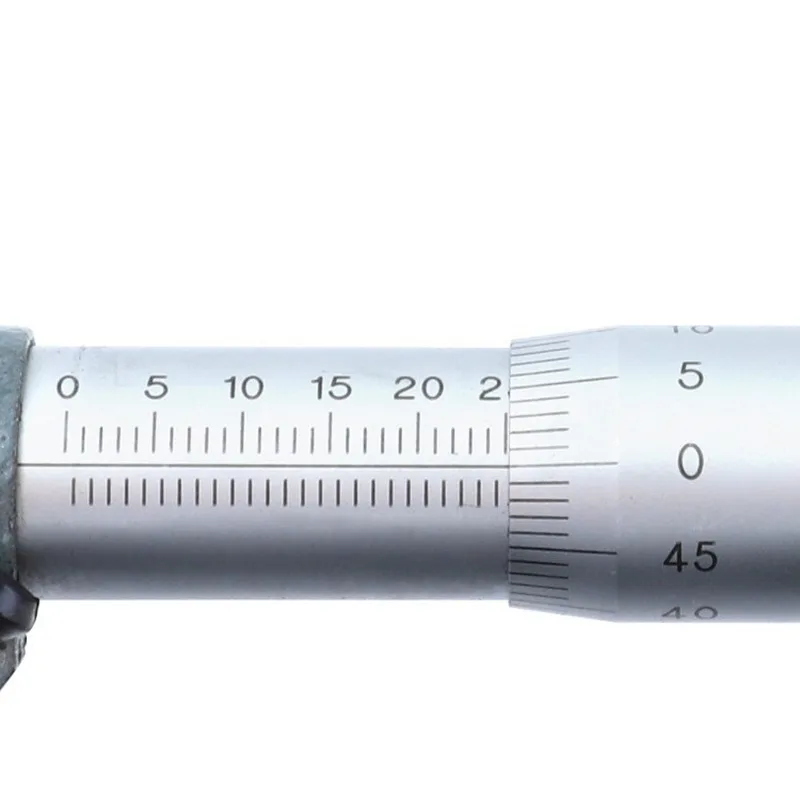 Outer diameter micrometer 0-25mm 0.01mm metric high precision flat head spiral micrometer outer diameter centimeter card