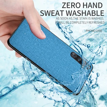 

For Xiaomi Mi Note 10 Pro Redmi Note 8 Pro 7 Pro 8A K20 Pro Cloth PU Blend Hard Case Cover For MI 9T Pro 9Lite A3 Lite Mi CC9