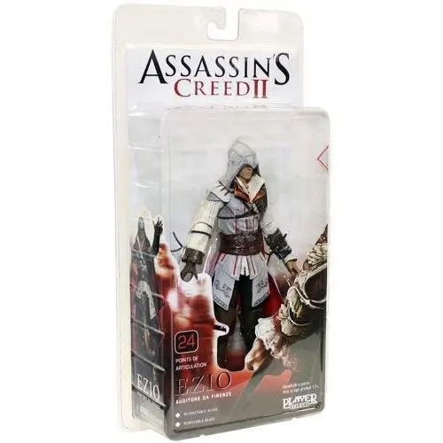 Анимированная Assassins creedneca Assassin's Creed Ezio 2 поколение белый Гараж Комплект кукла