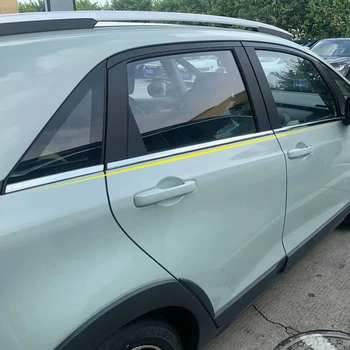 

Car Accessories for Honda Fit Jazz GR 2020 2021 Stainless Steel Bottom Window Sill Trim Molding Strips 10pcs