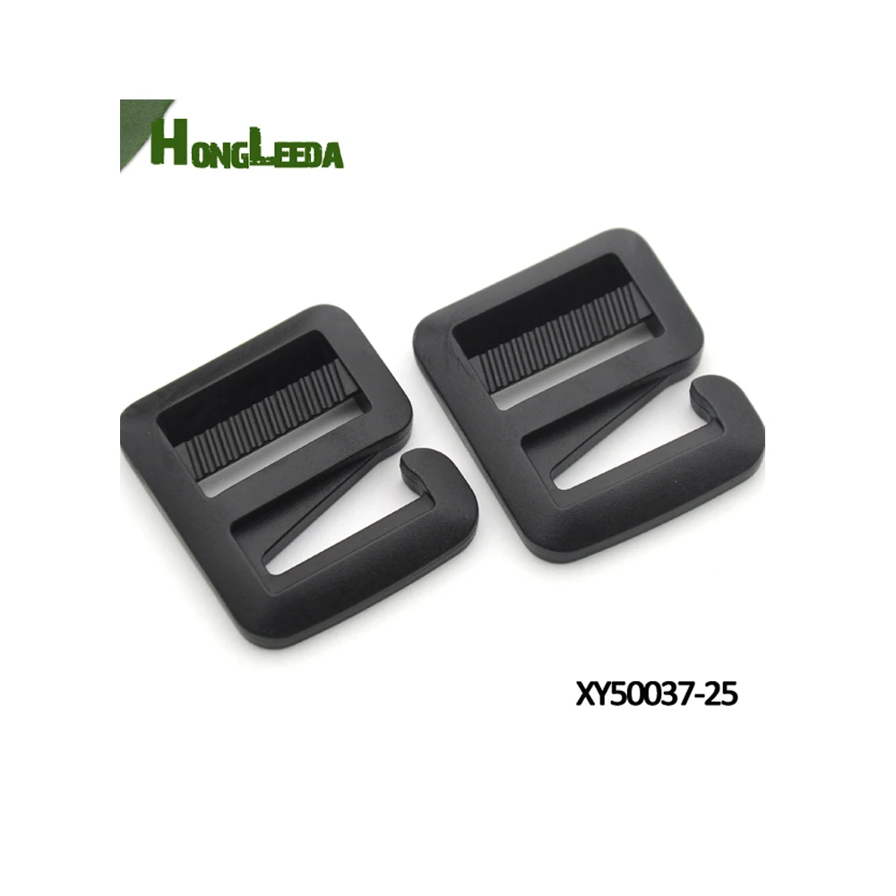 20pcs/lot 25mm 1inch big black POM plastic slider rectangle buckle adjustable bag backpack webbing straps XY50037-25 | Дом и сад