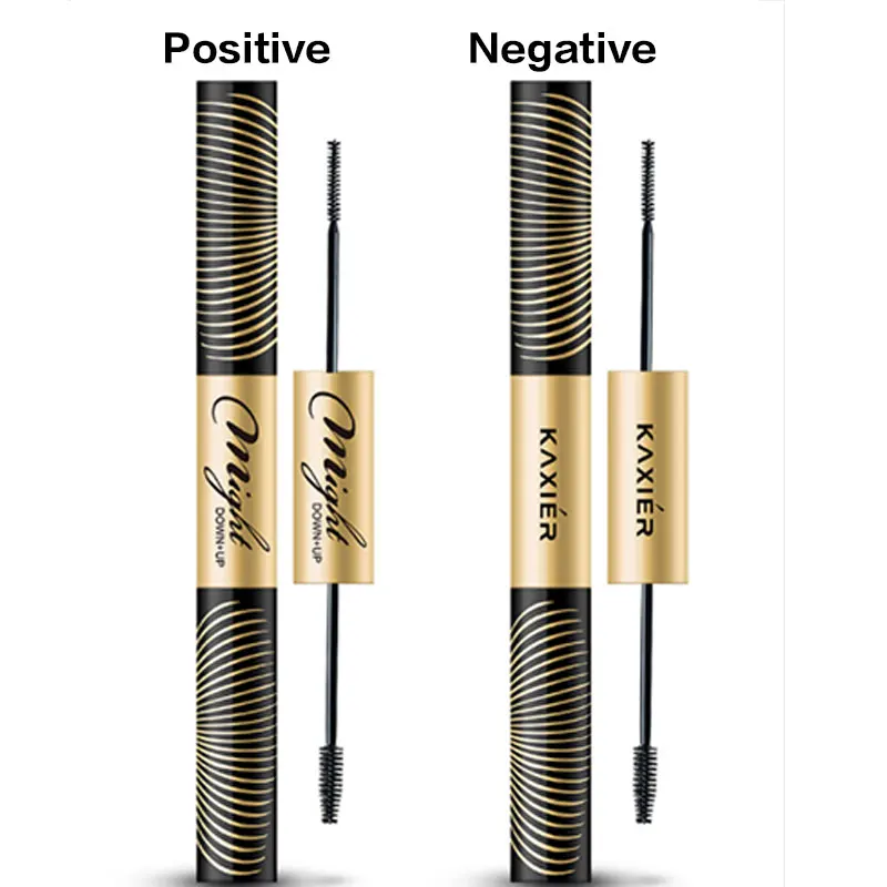 Двухконфорочная вафельница для Mascara длительный стройные щипцы для завивки волос натуральный Водонепроницаемый устойчивый к пятнам, тушь для ресниц и бровей