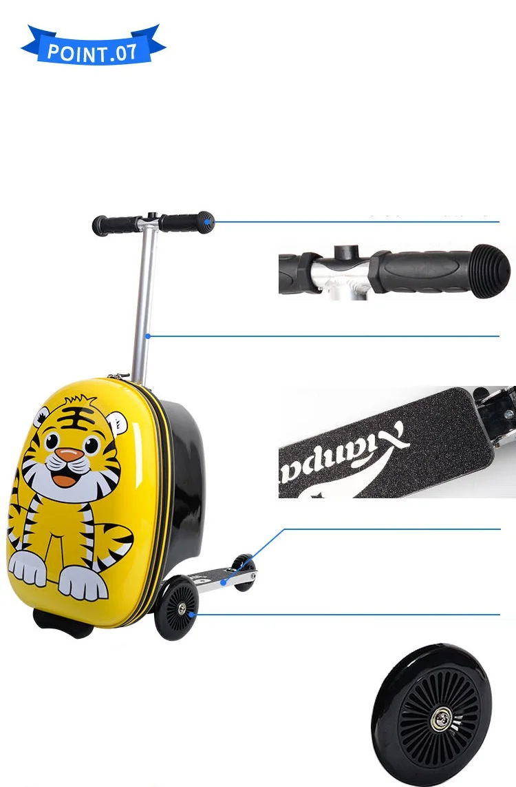 Сумка в виде скутера мультяшная игрушечная коробка чемодан для скейтборда пансион Чемодан детский подарок роскошный бренд