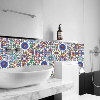 

Home Decoration Stickers Moroccan Style Crystal Tile Stickers Suitable For Living Room Wall Decoration Simple And Simple