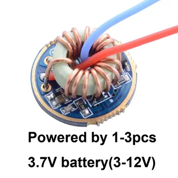 

Flashlight 22mm Driver board 3V-12V 2.9A Constant Current Driver Board Torch lamp XML T6 U2 L2 XPL LED Driver Electric Circuit