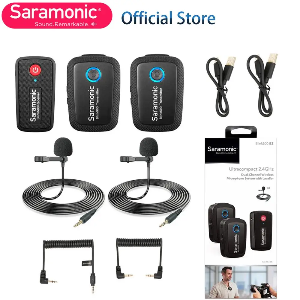 Saramonic Blink500 беспроводной Студийный конденсаторный микрофон ...