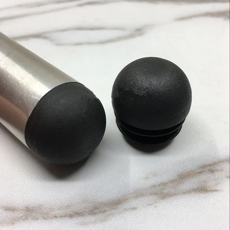 Plastic tube Insert plug Round Steel pipe End Blanking Caps non slip Furniture Chair Leg Dust Cover Pads Floor Protector 10pcs chair leg caps chair leg protector furniture foot protector furniture leg pads furniture foot pads furniture leg caps pipe plugs pipe inserts rubber furniture feet pads furniture feet