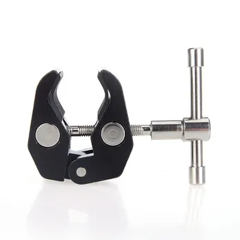 

Multifunctional Crab Claw Clamp Tongs Pliers Clip Bracket for Camera Tripod Monopod for Studio Flash Light Stand Boom
