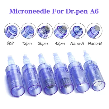 

5pcs Disposable Needle Cartridge For Dr pen A6 Nano/9 pin/12 pin/36 pin/42 pin Micro Needle Derma Pen Tattoo Tip Replacement