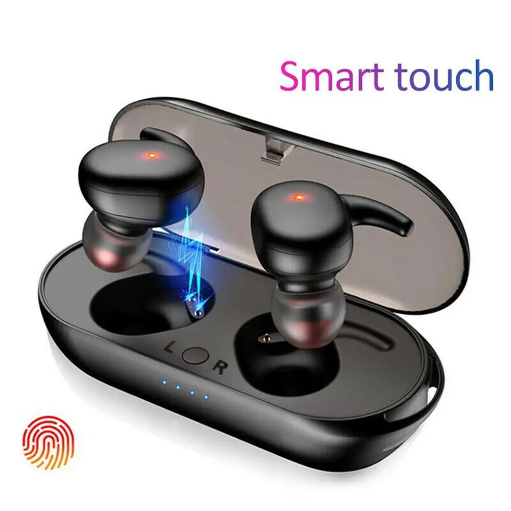 

Y30 Bluetooth Wireless Earphone 5.0 Sport Headset Earbuds Portable with Charging Box For smart Phone Xiaomi Samsung Huawei LG