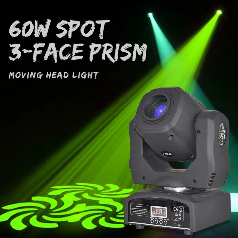 Led Party Lights 60W Mini Spot Moving Head Light Dmx Dj 8 Gobos Effect DMX  Stage Lights KTV Bar Disco|dmx dj|moving head light 60wmini moving head  light - AliExpress