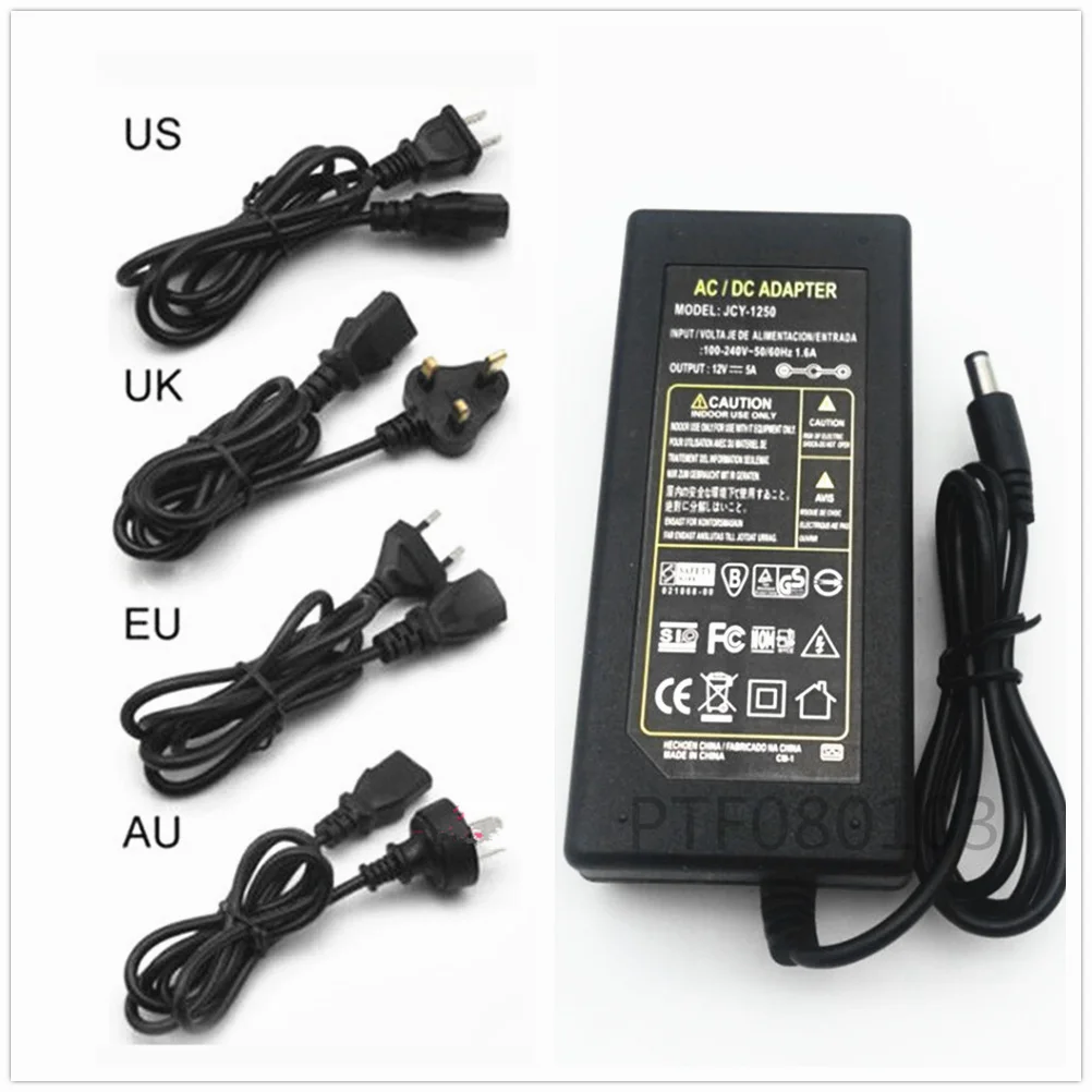 AC 100V-240V DC 12V 1A 2A 3A 5A 6A 8A 10A Power Supply Adapter 12 V Lighting Transformer Converter For LED Strip Light CCTV