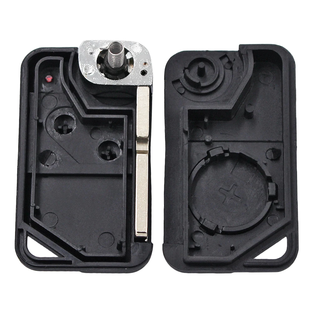 Key Case Car Key Shell Key Shell Ecusells Flip Remote Key Shell Case Fob 2 Buttons for Land Rover Range Rover 1996 1997 1998 1999 2000 2001 HU109 uncut blade
