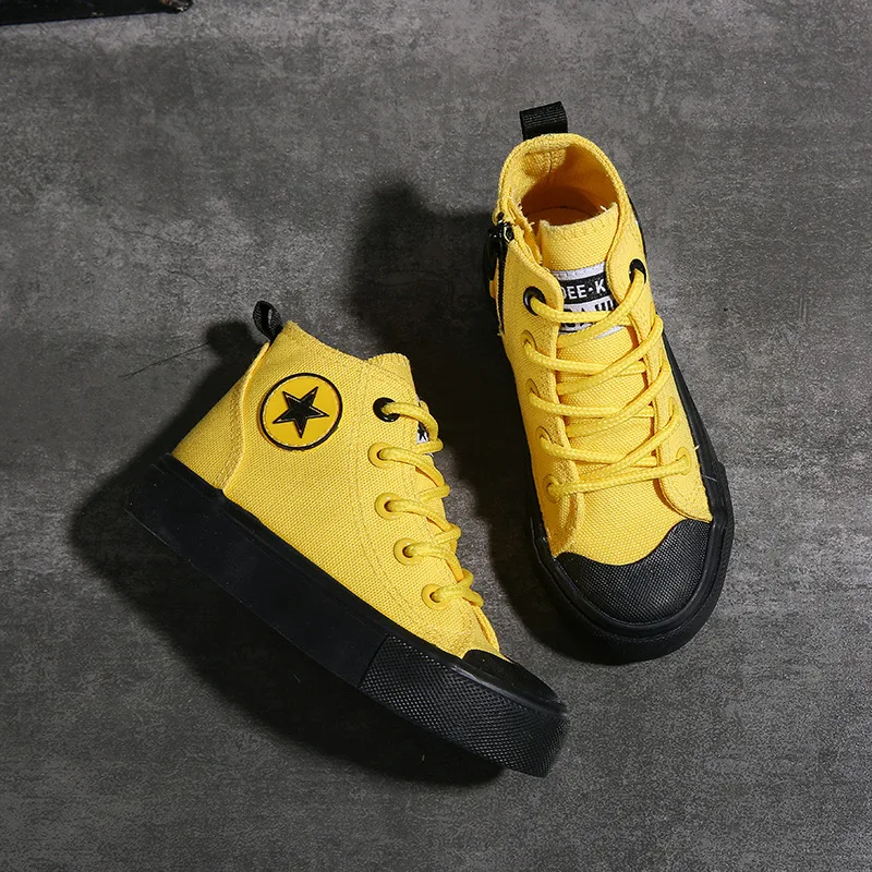 2020 Spring Fashion Kids Sneakers Girls Sneakers Boys Shoes Kids Canvas Shoes Size 25-38 Children Shoes