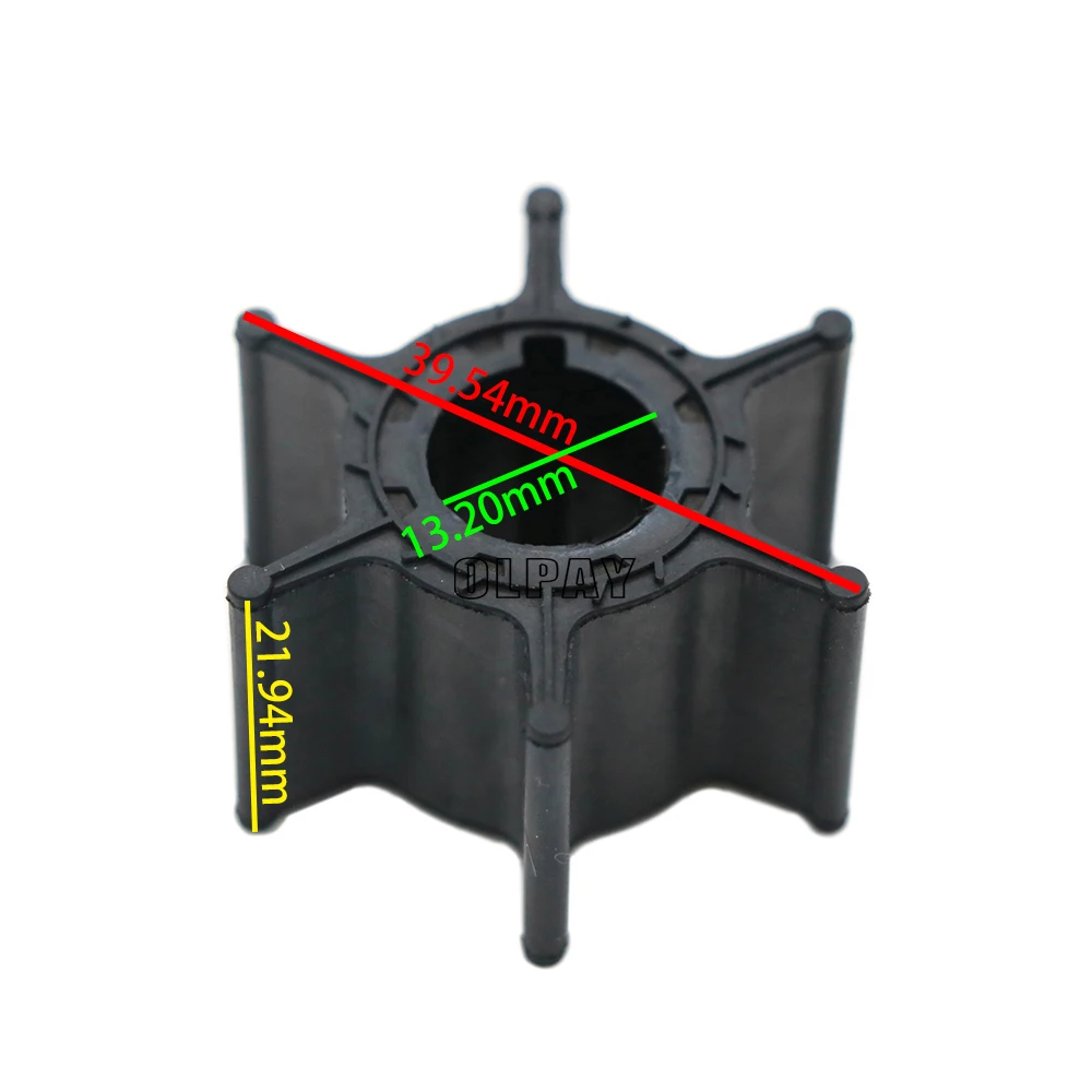 Water Pump Impeller for Yamaha 9.9HP 15HP old model Outboard Engine 682-44352-01 682-44352 outboard engine parts water pump impeller kit marine water pump
