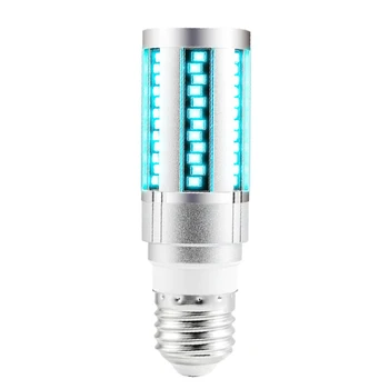 

UVC LED Bulb E27 UV LED Lamp 15W 20W Disinfection Light LED Corn Bulb Germicidal Lamp Disinfection Bulb Household Cleaning Light