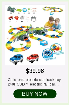 Строительные миниатюрные блоки, электрические Детские сборные игрушки для парковки, железная дорога, подарок для мальчиков