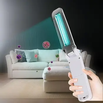 

Portable UVC Sterilizer Lamp Quartz Lamp Household UV Light Desinfection Remove Bacteria Odors Folding UV Lamp