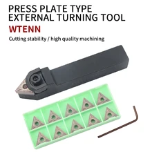 External Turning Tools WTENN WTENN1616/2020/2525/3232 CNC Holder Lathe Cutting Tool holder for TNMG16 Carbide Insert