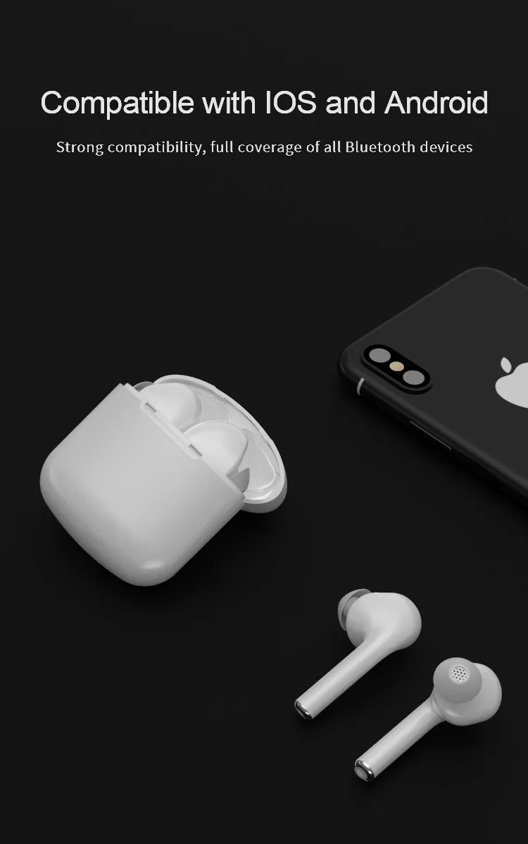 I9x Tws Bluetooth наушники, мини беспроводные наушники, спортивные наушники с громкой связью, беспроводная гарнитура с зарядным устройством для телефона xiaomi