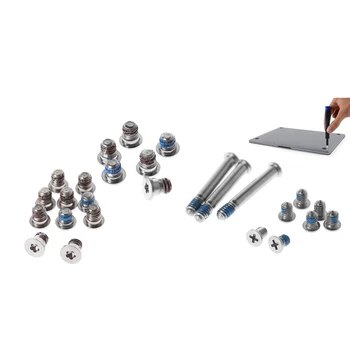 

for Apple Pro 13Inch 15Inch 17Inch Back Cover Screw for A1278 A1286 A1297 Laptop Computer Repair Parts Silver Co