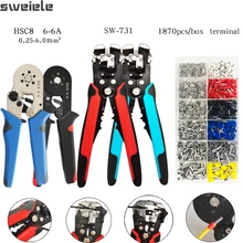 Multifunctional Crimping Pliers, Automatic Wire Stripper Tool Combination, High-Precision Crimping Tool Kit With Wire Terminals