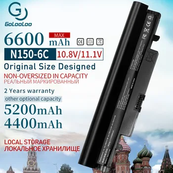

Golooloo 6CELL 6600MAh Battery For Samsung N150 N148 NP-N148 Series AA-PB2VC3B NP-N150 NT-N148 Series AA-PB2VC6B/E
