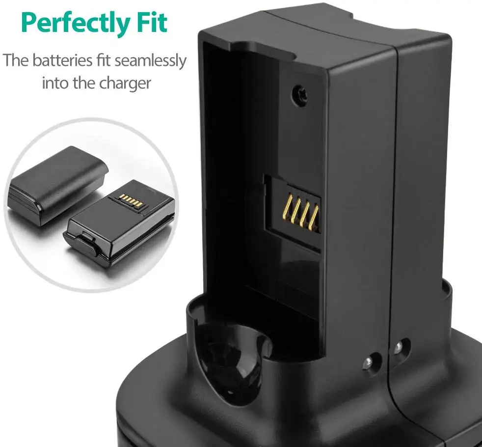 Turpow 2 шт батареи для Xbox 360 беспроводной/проводной контроллер ni mh 3V 6000mAh зарядный