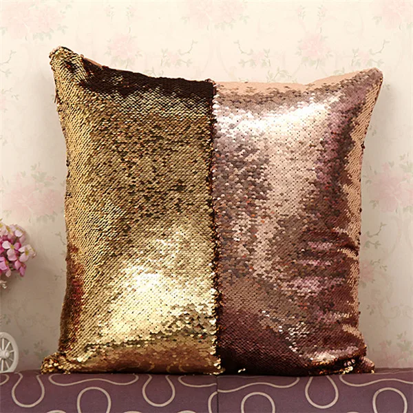 Plum DIY модный роскошный двухцветный чехол с блестками Континентальный декоративный чехол с русалочкой - Color: Plum