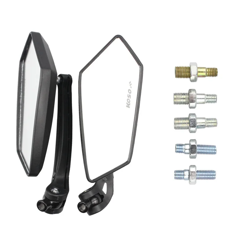1 Pair Rearview Mirrors 10mm   ̵  ̷     ̷ w/ Hardwares