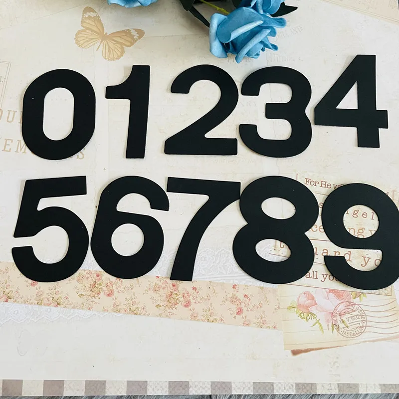 Numbers Metal Dies Cutting Cutting Die Numbers Large Dies