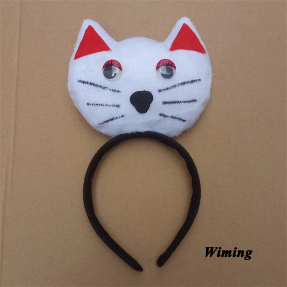 Новорожденная лента для волос для девочки костюм мальчика Косплей кролик обезьяна мышь Слон петух овечка Собака Тигр повязка на голову в виде животного - Цвет: design 14