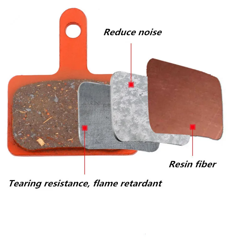 Bicycle Disc Brake Pads Resin Brake Pad Disc Rotor For Mountain Bike Road Bike BMX