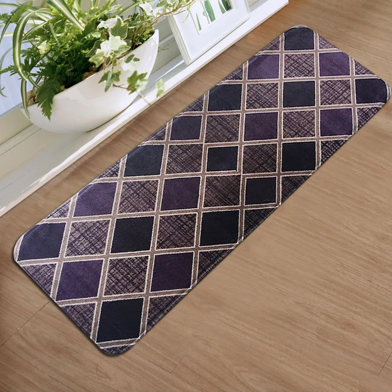 

1pcs Flannel Mat Long Kitchen Rug Set Bathroom Rugs Set Carpets Bathroom Anti Slip Carpet Mat Set Tapis Salle De Bain