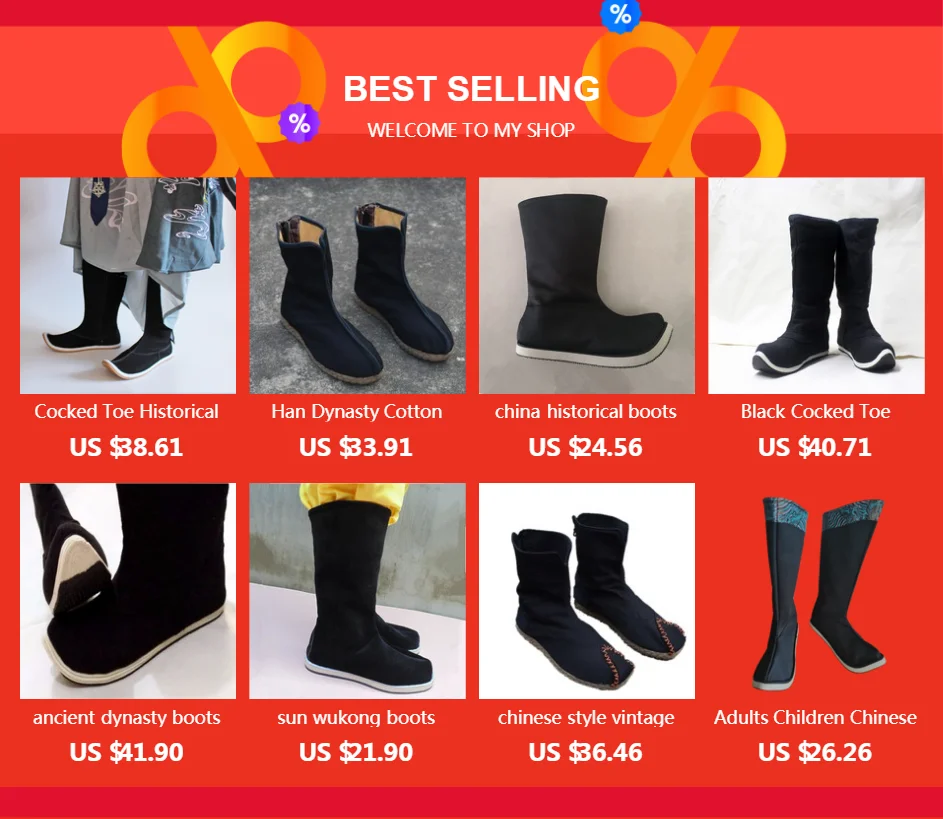 Han Dynasty Cotton Fabric Warrior Swordsman Boots For Men Chinese Style Retro Officer Boots Vintage Breathable Shoes Han Dynasty Cotton Fabric Warrior Swordsman Boots For Men Chinese Style Retro Officer Boots Vintage Breathable Shoes