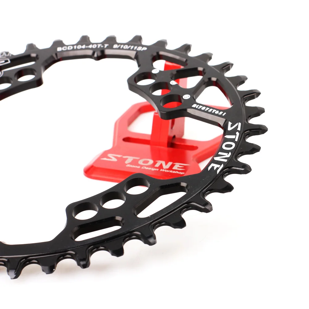 

Stone Oval Single Chainring BCD 104mm Narrow Wide Teeth MTB Bike Chain Ring Bolts For M780 M785 XO X9 X7 Chainwheel Bike Parts