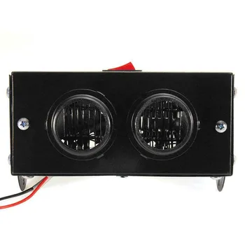

Car Heater Defroster Metal Demister 500W Portable Full Automatic Easy Install 12V 24V Mini Fan Heating Low Noise Warmer