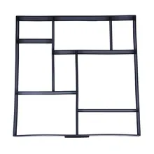 SHGO Горячая дорога Pathmate Каменная форма тротуарной плитки бетонная Шаговая Каменная форма асфальтоукладчик