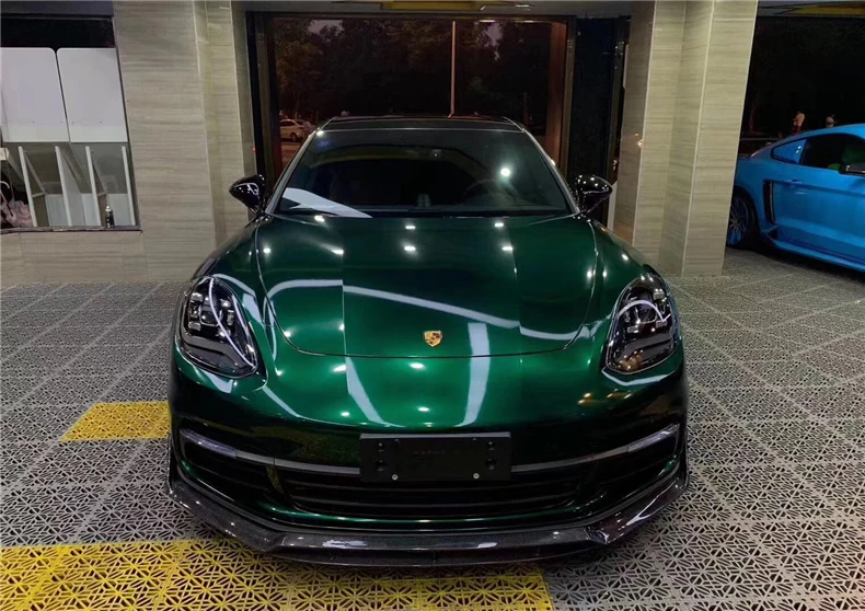 Передняя Задняя боковая юбка для Porsche Panamera 971 Turbo 2017 2018 2019 2020 2021 бампер диффузор