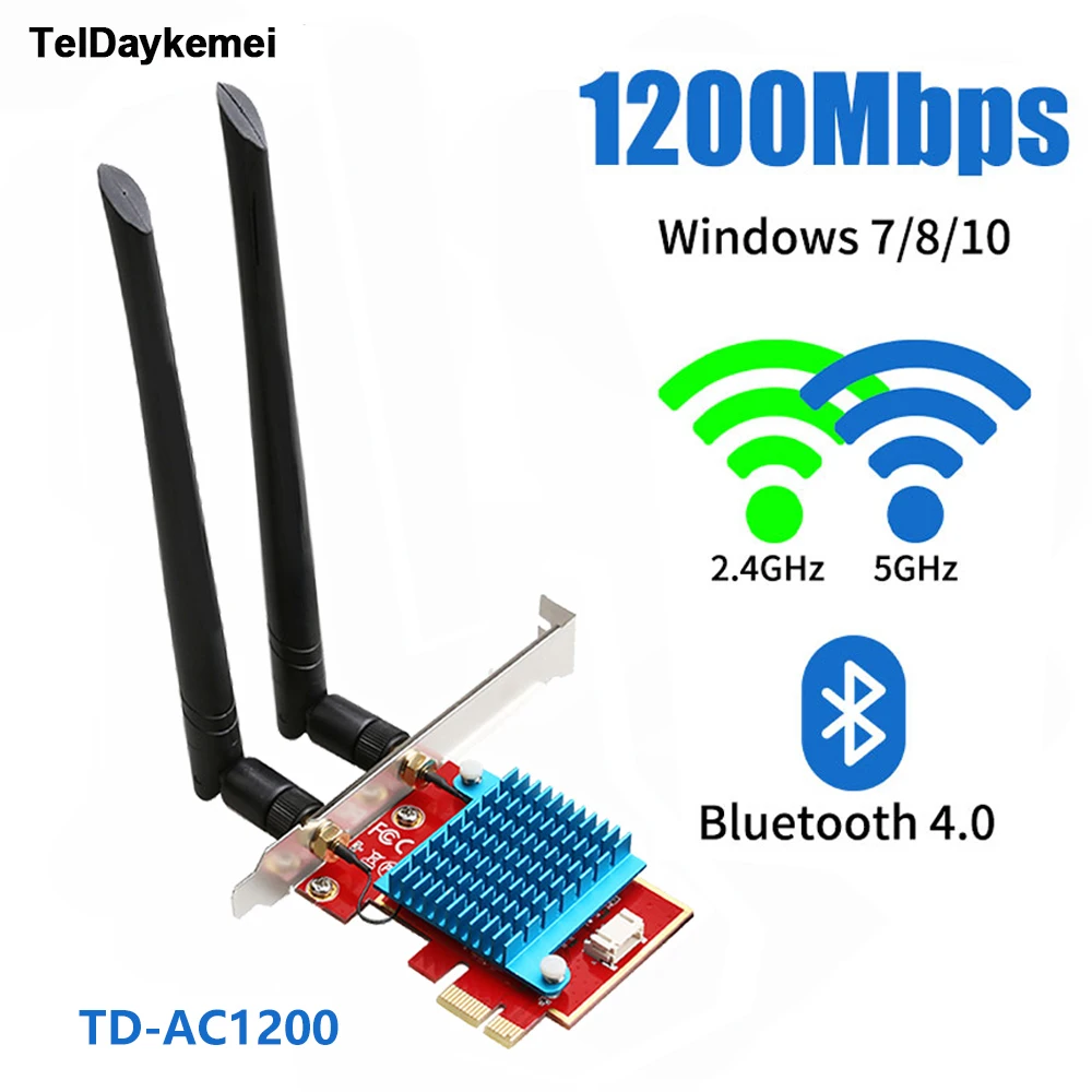 Wi-Fi 6E Tri band 1800Mbps PCIe Wireless Adapter 2.4G/5G/6G Bluetooth 5.2 MT7921k 802.11AC/AX Wifi 6 Card For PC Windows 10 / 11 wifi card for pc Network Cards