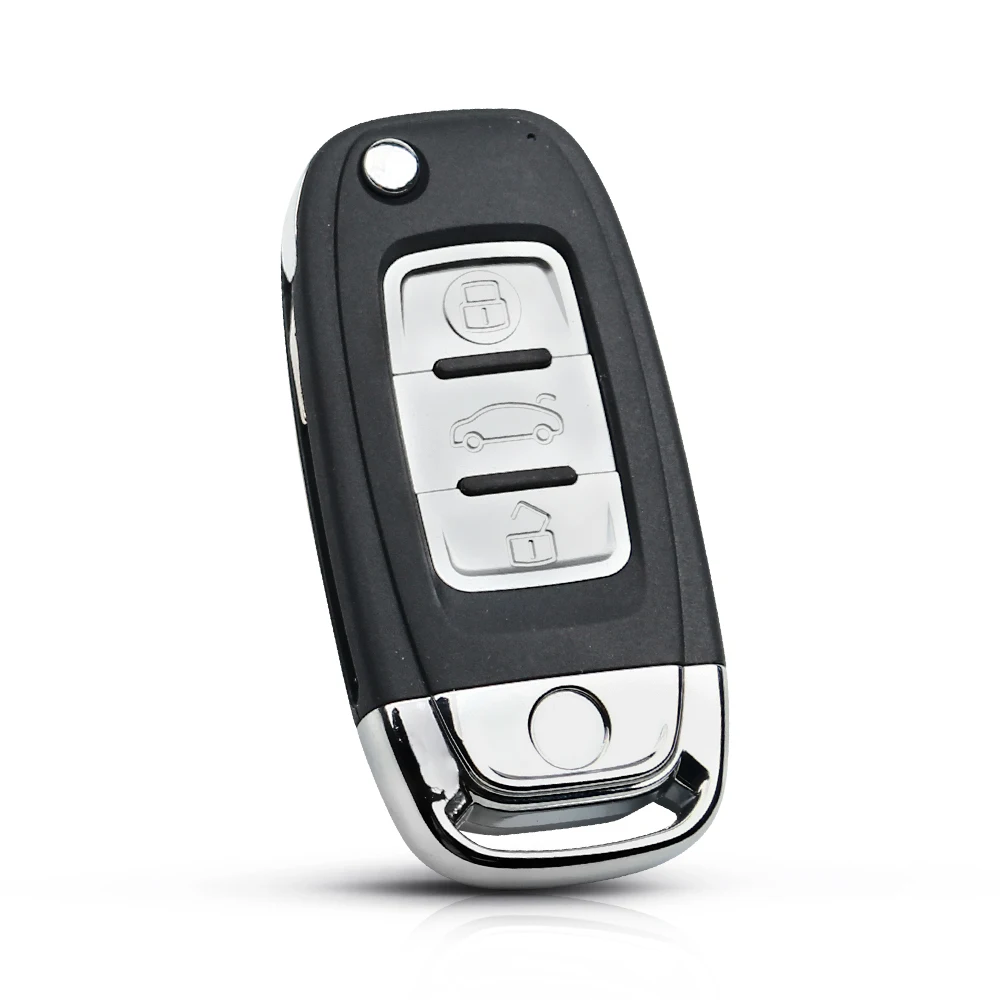 KEYYOU 3 кнопки модифицированный Флип складной пульт дистанционного ключа оболочки для VW VOLKSWAGEN Caddy Golf Jetta Beetle Polo Tiguan автомобильный чехол для ключей