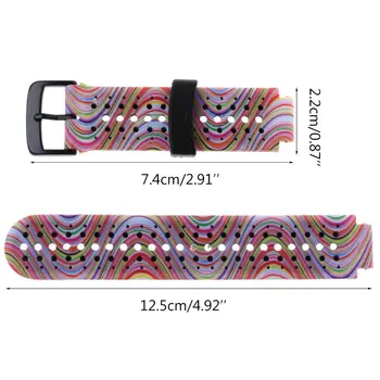 

Soft Silicone Replacement Sport Watch Band Strap For Garmin Forerunner 235/230