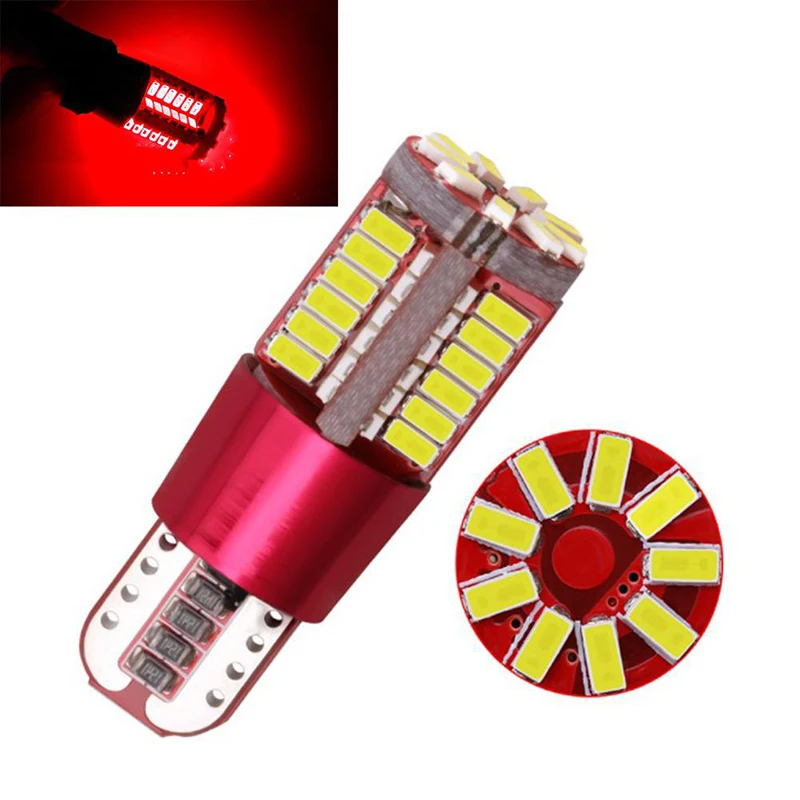 

T10 3014 No Error Car Marker Light Parking Lamp 57 SMD Motor Wedge Bulb Universal Car Night Turn Signal Light car accessories
