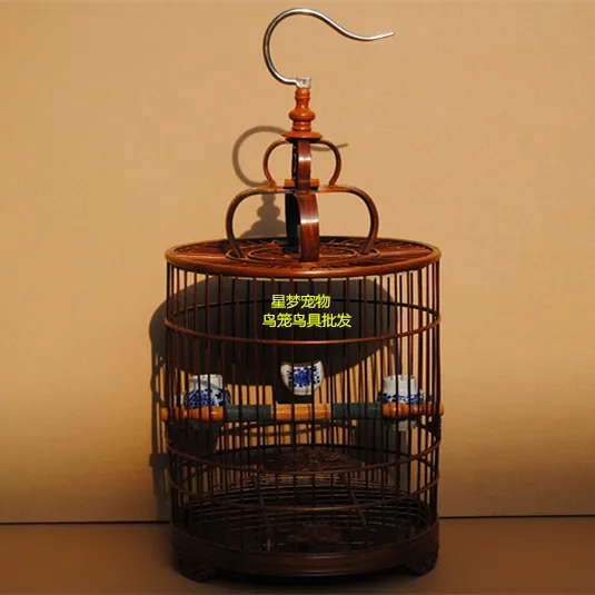 

New Style Bird Cage Preserving Wax Syndrome of Case Completed Cage Eyebrow Bird Card Amount of Bird Amount Birdcage Eight Painti