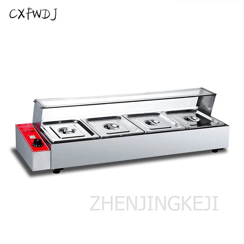 BM-4 Electric Hot Soup Pool Electric Heat Insulation Soup Pool Stainless Steel Insulation Station Fast Food Car Electric Stove