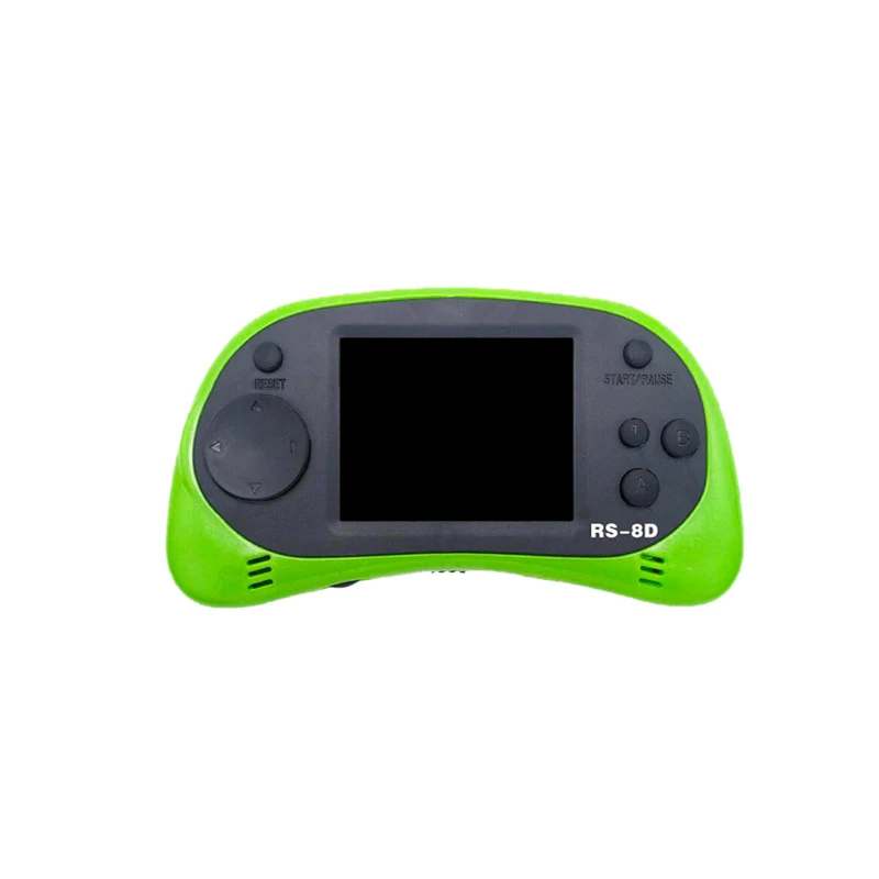 Green Портативный игровой плеер 8 бит встроенный 260 игр Ретро игровая консоль видео игровая консоль красочный экран RS-8D 2,5 дюймов портативный - Цвет: Green