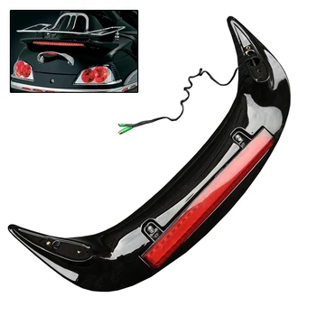 

Motorcycle LED Rear Trunk Spoiler with Red Lens Case Motorbike Led Brake Light for Honda GL1800 GOLDWING 2001-2011 New