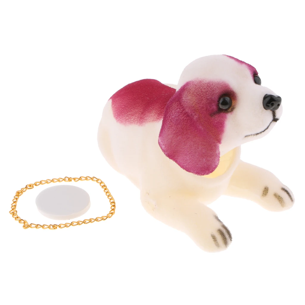 Трясущиеся головы Lucky Dog Bobbing Heads Car Dash Puppy для украшения автомобиля-Saint Bernard |