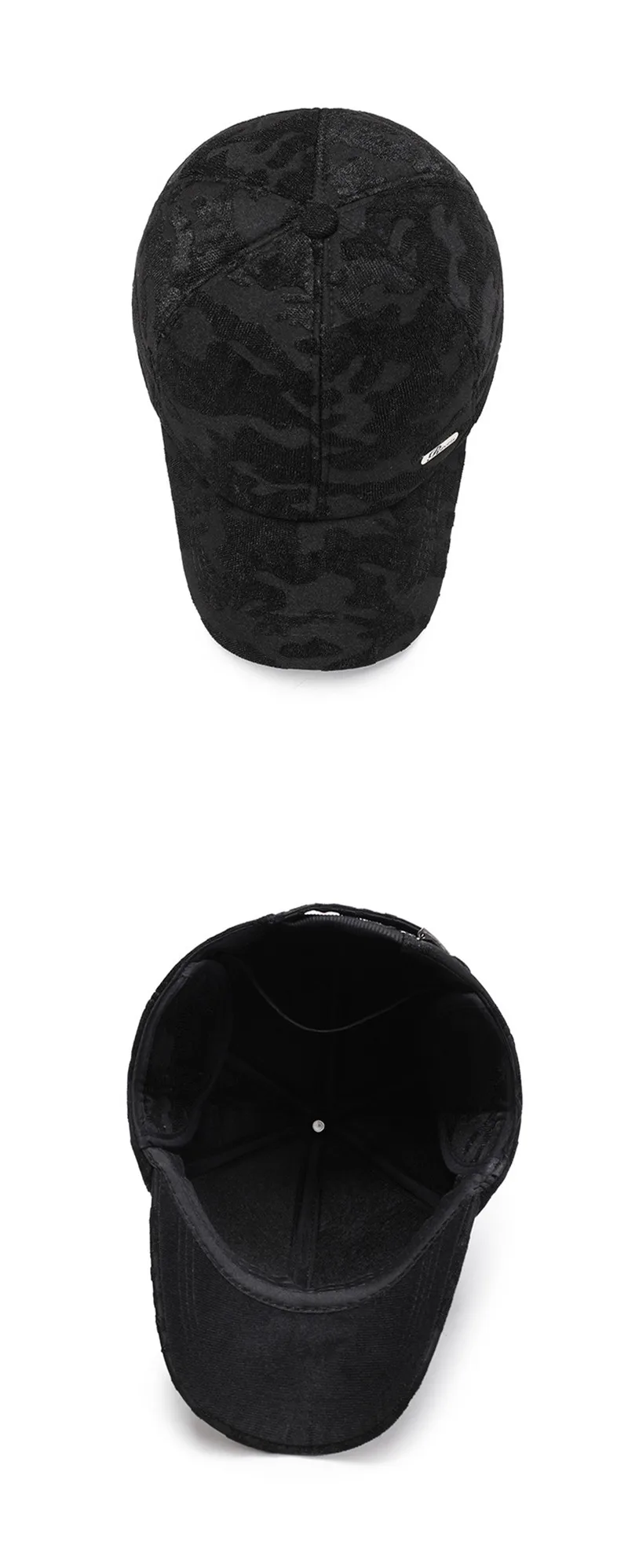 SILOQIN регулируемый размер зимние мужские бейсболки s толстые теплые модные спортивные наушники кепки для мужчин новая шляпа для отца среднего возраста