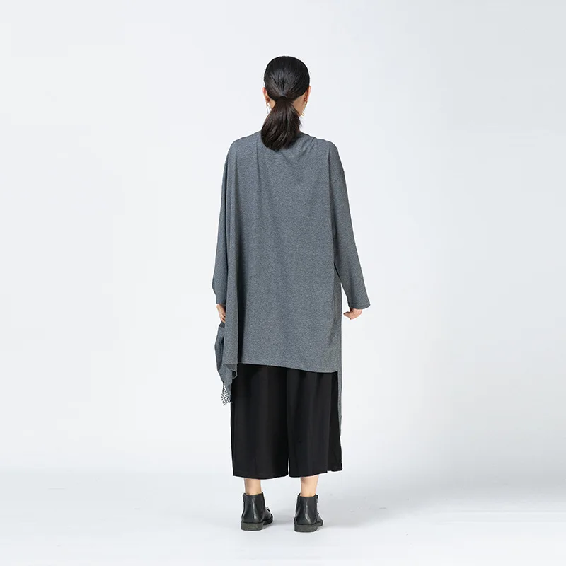 XITAO Trend Irregular Graphic T Shirts Plus Size